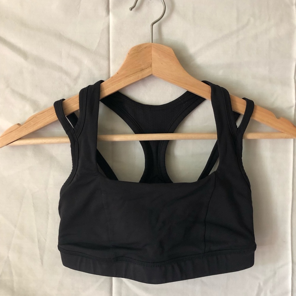 Lululemon Athletica Black Sports Bra (Size 2)